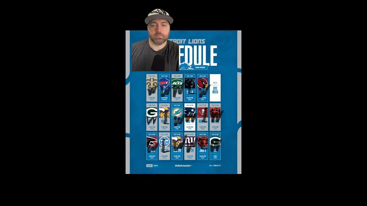 Were predicting the #detroitlions 2026 record after their schedule dropped in super quick fashion episode artwork