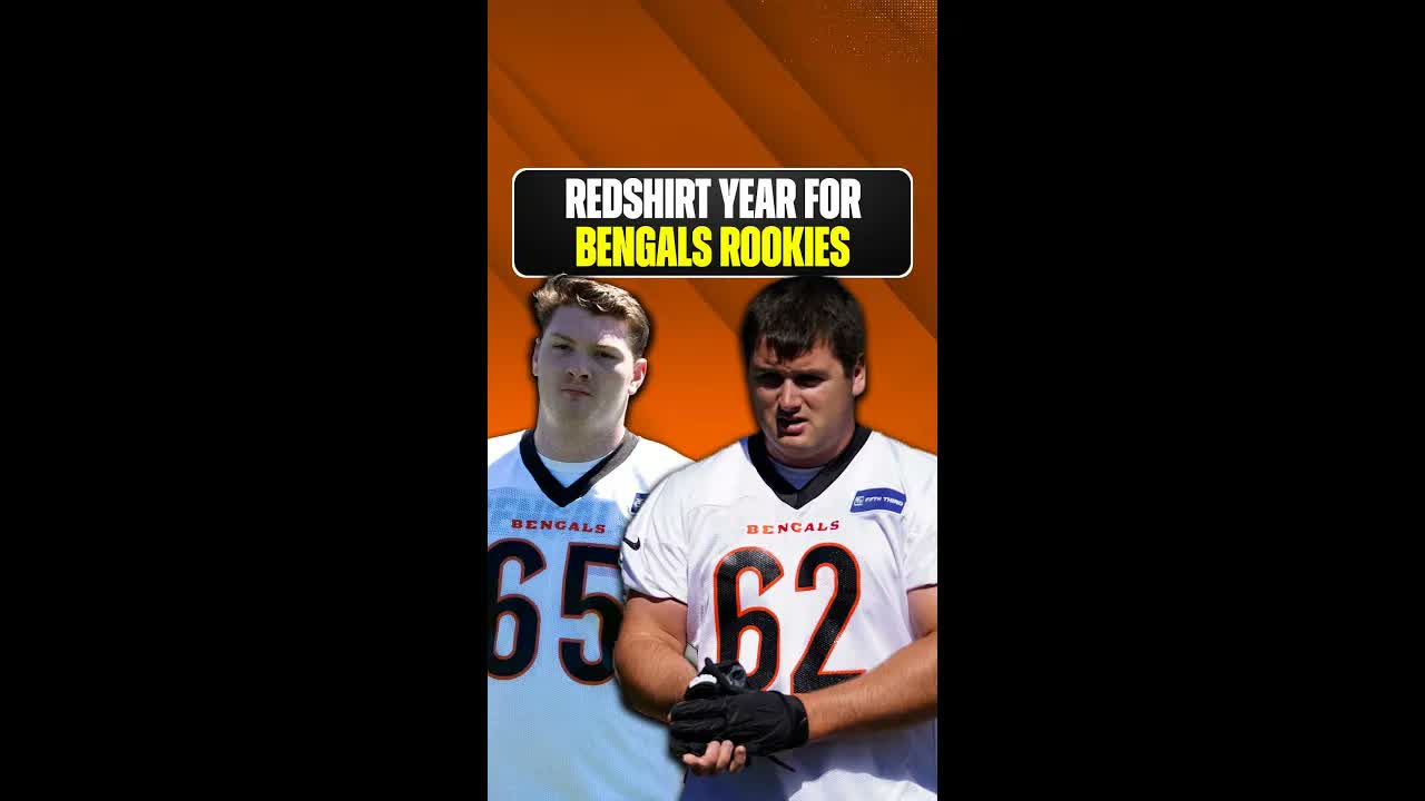 Connor Lew and Brian Parker should be getting a "redshirt year" with the #CincinnatiBengals in 2026