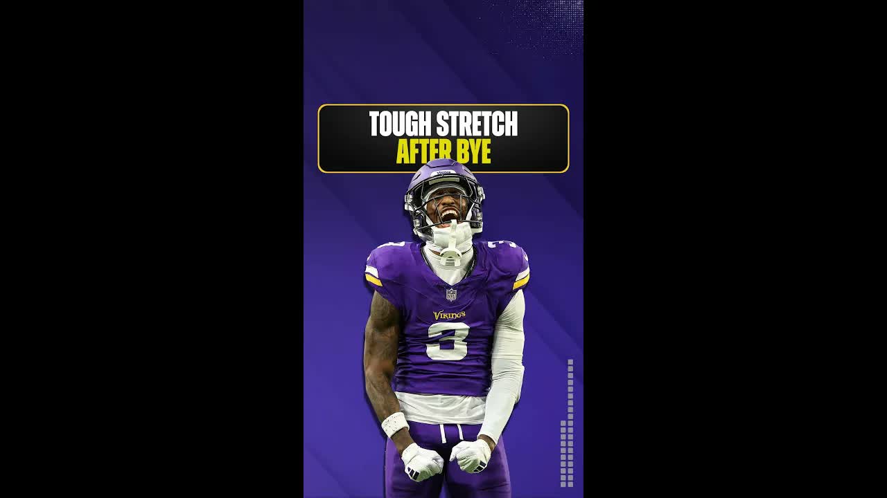 #Vikings have another early bye week and the second half of the schedule gets tough fast #SKOL