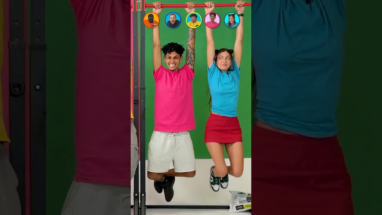 Who can hang the longest??