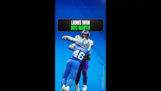 #Lions may drop one to the Bears late but still win the NFC North #OnePride #DetroitLions #NFL
