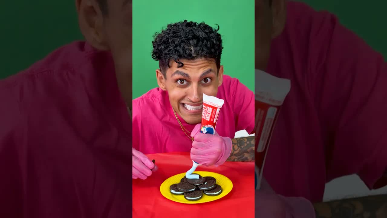 Toothpaste cookie prank on my friends!!