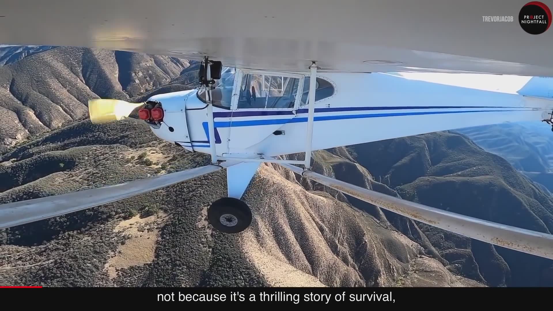 He tried to fake a plane crash until this caught him on camera
