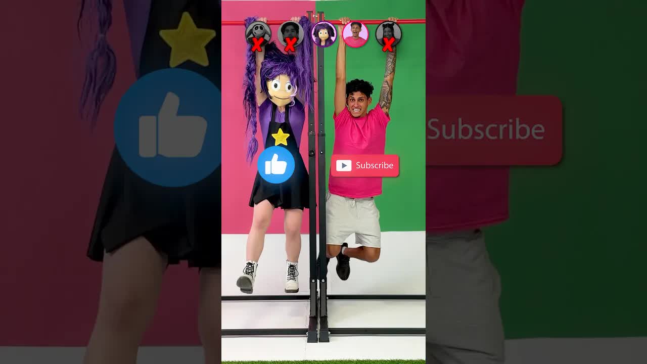 Who can hang the longest??