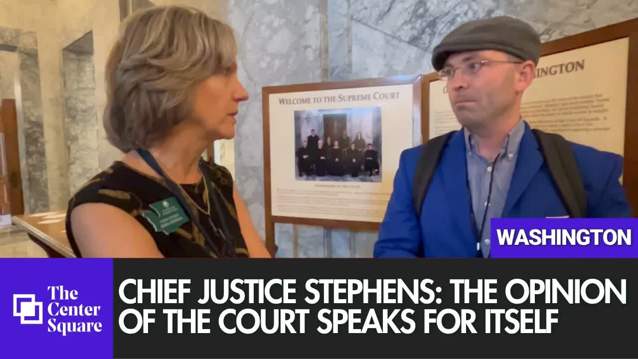 Chief Justice Stephens: The Opinion of the Court Speaks for Itself