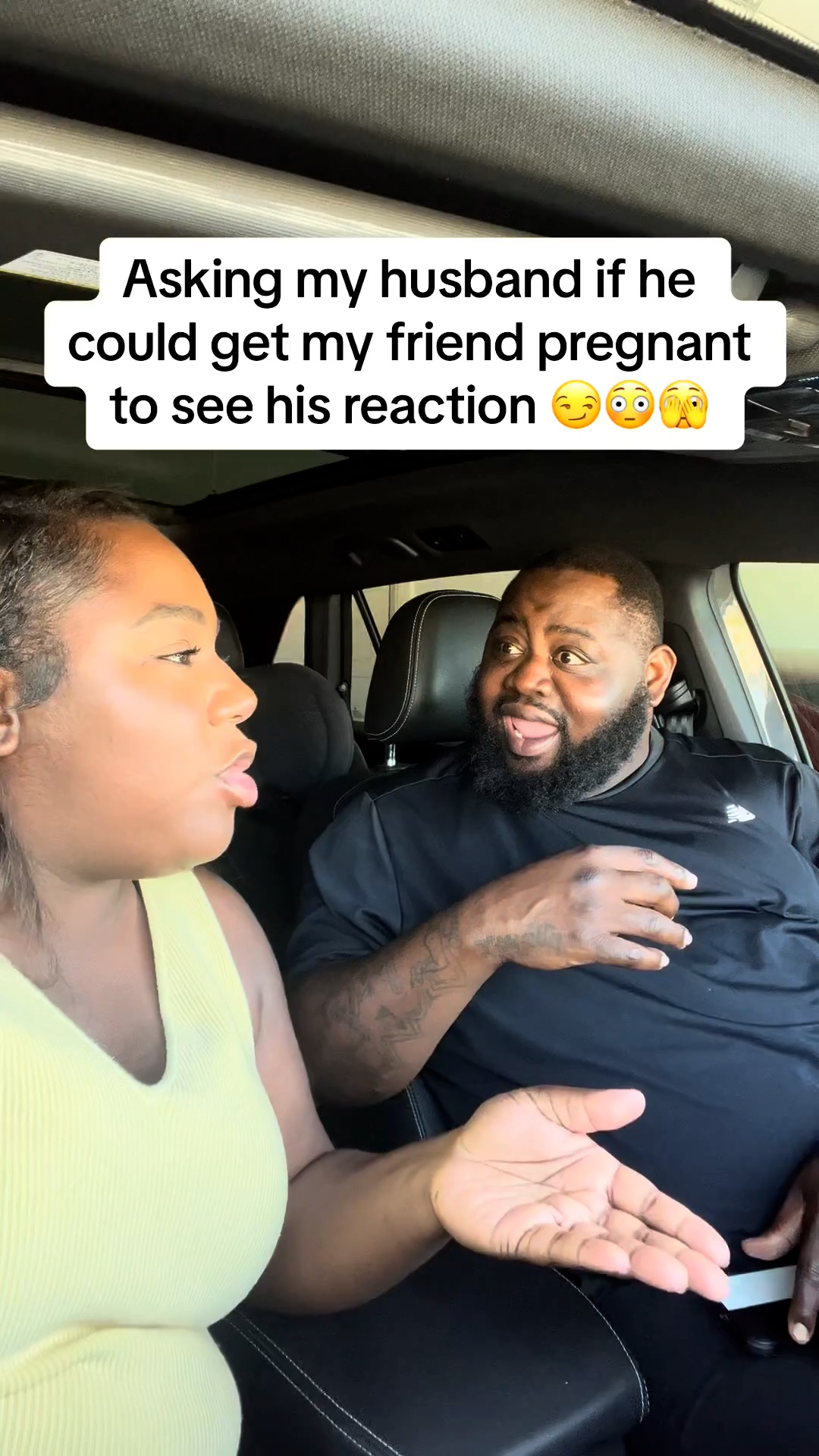 Suggesting husband impregnate my friend shocks him completely