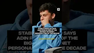 Stable Ronaldo says Adin Ross is one of the biggest internet personalities of the decade #ReRank