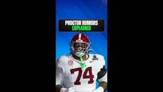 Maybe the #DetroitLions never bought the Kadyn Proctor hype 👀 #NFLDraft