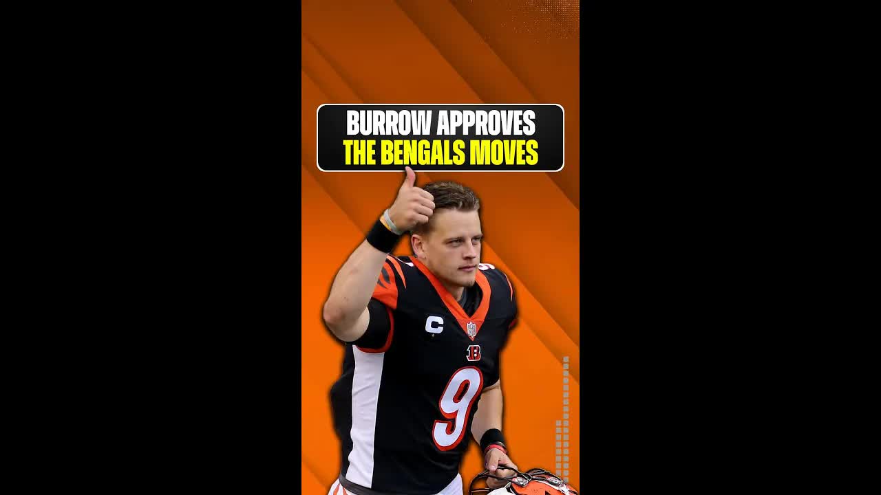 Seems like Joe Burrow is fan of what the #CincinnatiBengals did during the offseason #WhoDey #NFL
