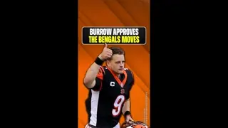 Seems like Joe Burrow is fan of what the #CincinnatiBengals did during the offseason #WhoDey #NFL