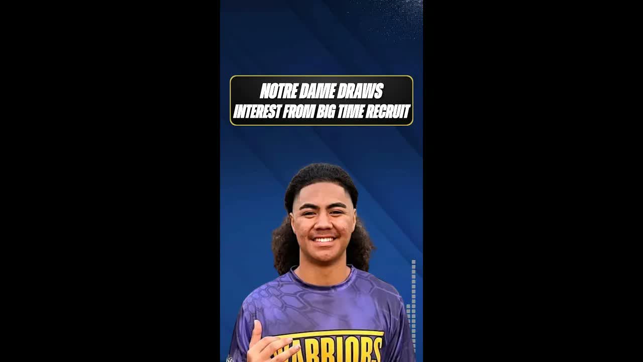 Notre Dame could get a very unexpected commitment from 4-star LB recruit Toa Satele!