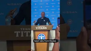 #Titans HC Robert Saleh has high expectations for Femi Oladejo. #robertsaleh #femioladejo #nfl