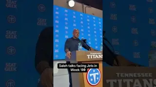 Robert Saleh is ready for #Titans vs. #Jets in Week 1👀 #nflfootball #robertsaleh #pressconference
