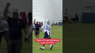 The #Titans LB’s are looking fast and violent! #linebacker #codybarton #cedricgray #anthonyhill #nfl