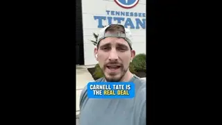 #Titans new WR Carnell Tate made a big first impression today at OTAs