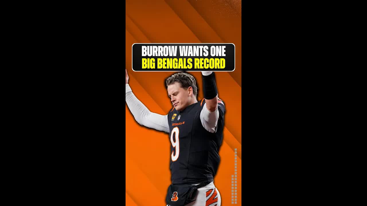 Joe Burrow has one BIG #CincinnatiBengals record on his mind for the 2026 season #WhoDey #NFL