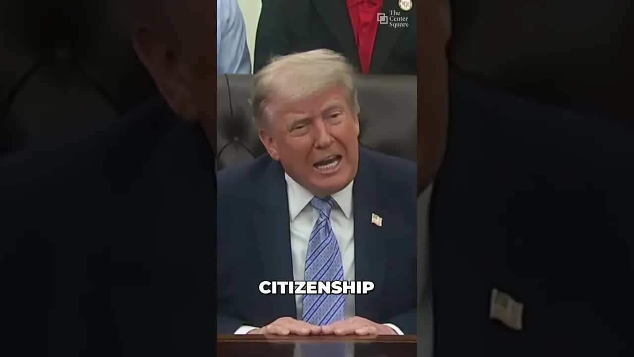 Trump Pushes Supreme Court to Reject Birthright Citizenship Challenge