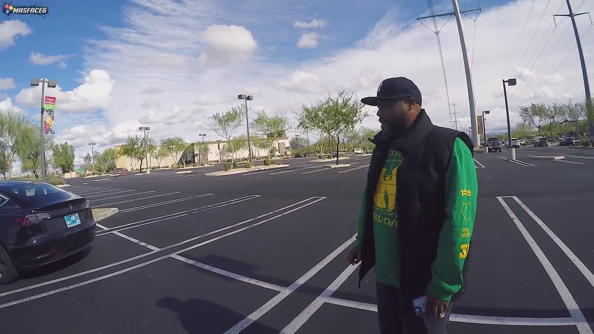 Tesla driver demonstrates self-driving capabilities