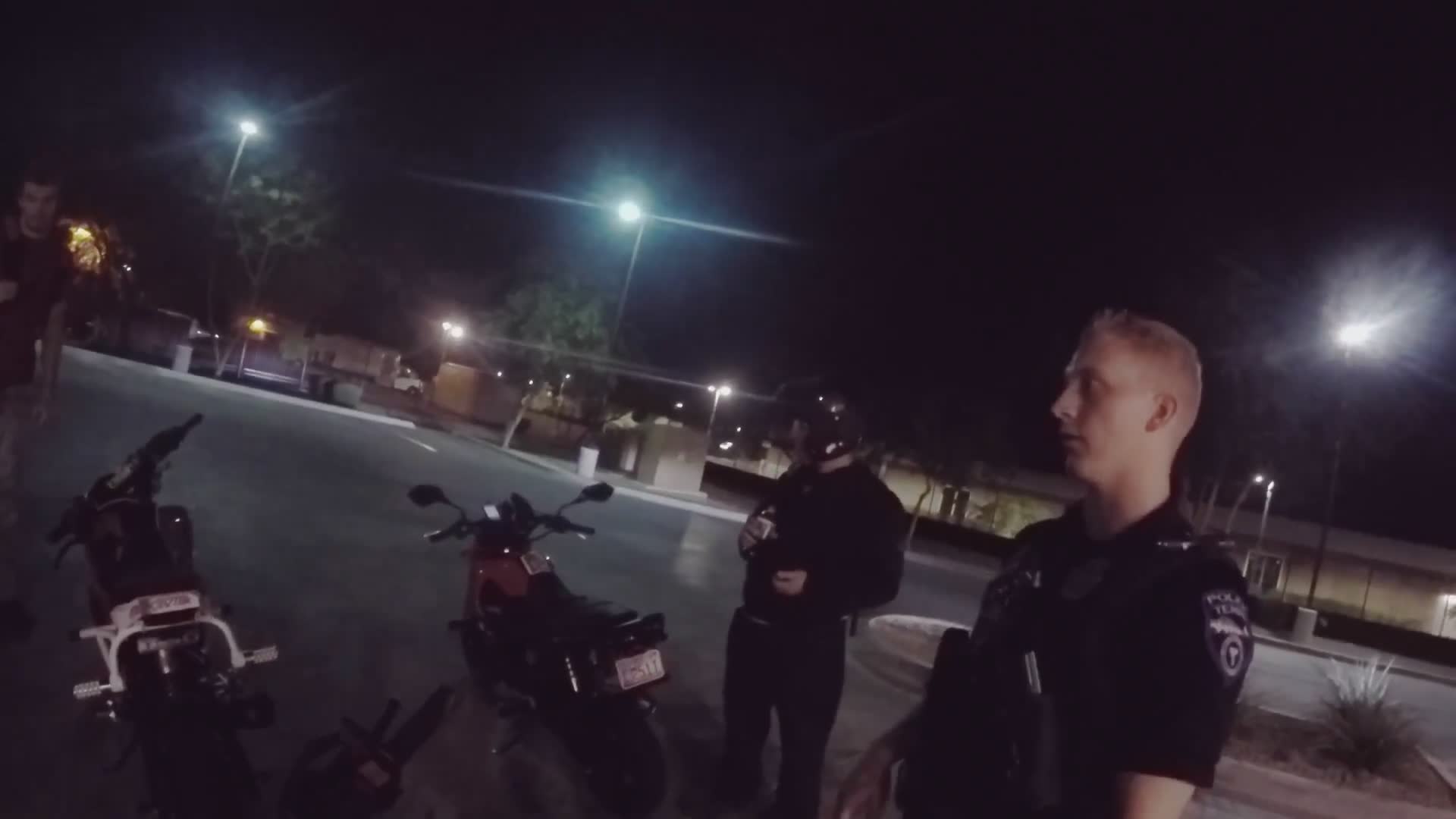 Officer's genuine interest in motorcycles creates positive moment
