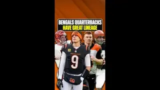 The #CincinnatiBengals have had consistently good quarterback play for almost 60 years #WhoDey #NFL