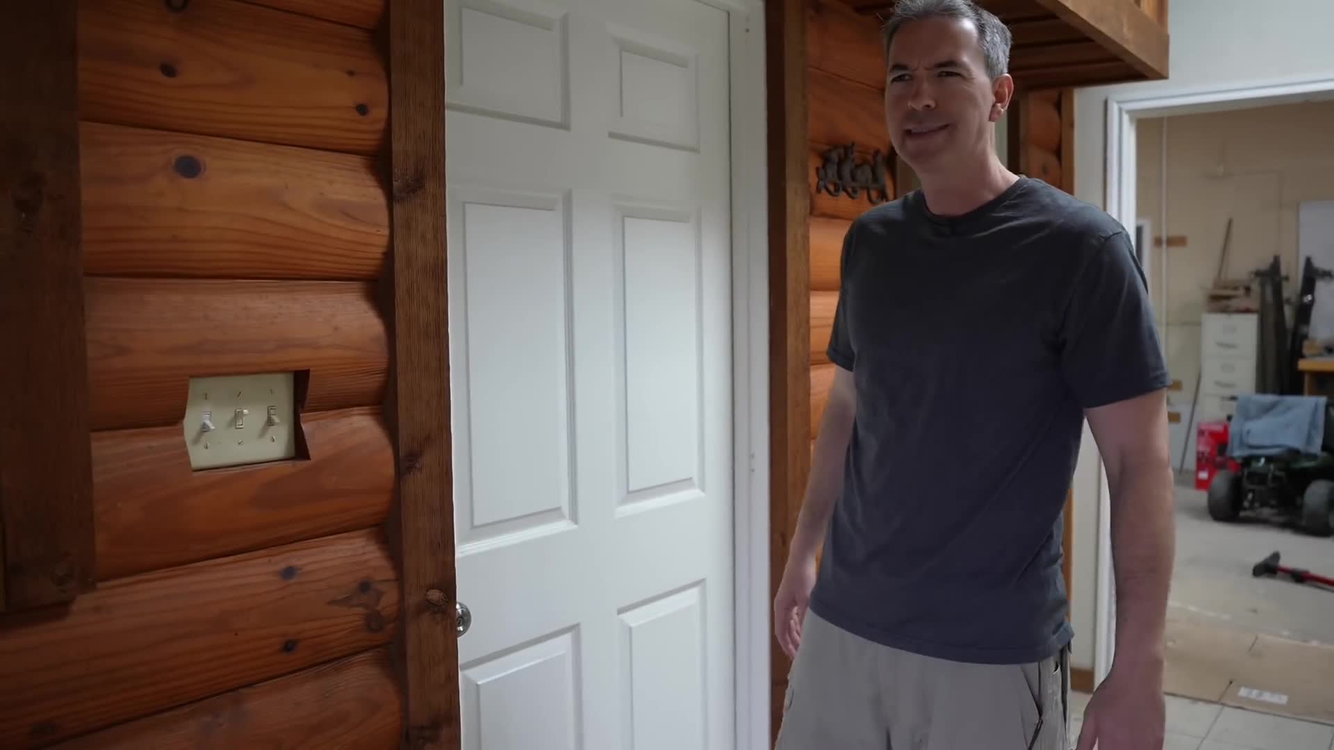 The exact spot to strike a front door that breaks the frame