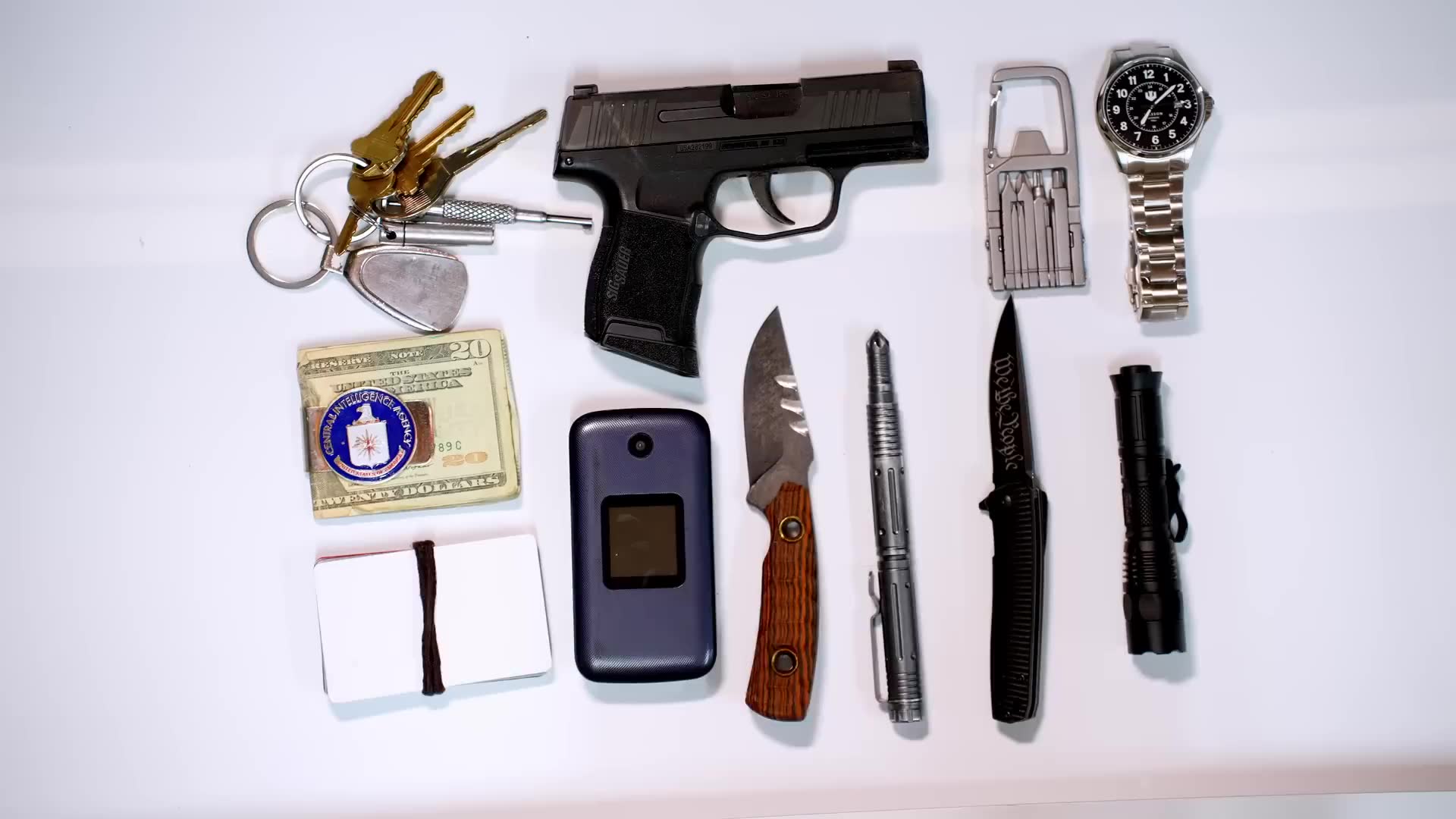 Everyday-carry pieces a former CIA officer keeps on him every single day