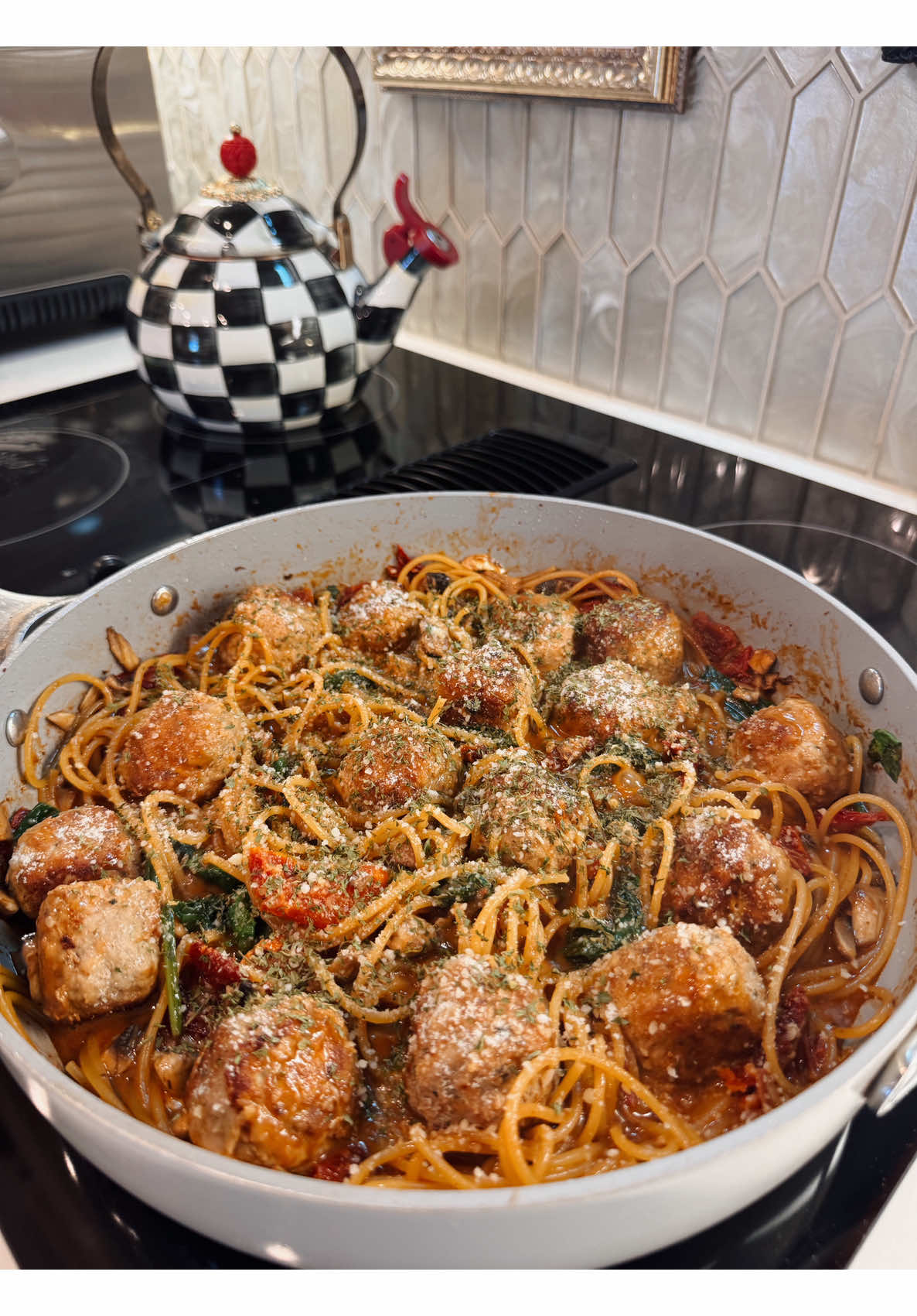 Easy ground turkey meatball pasta for weeknight dinner ready in minutes