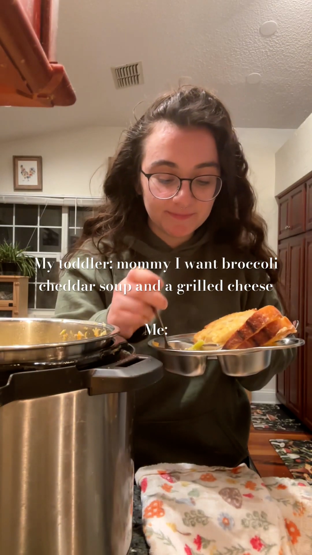 Happy to make that meal from scratch for the family on our homestead