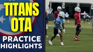 Tennessee Titans Highlights from OTA Practice: Cam Ward, Carnell Tate, and more!
