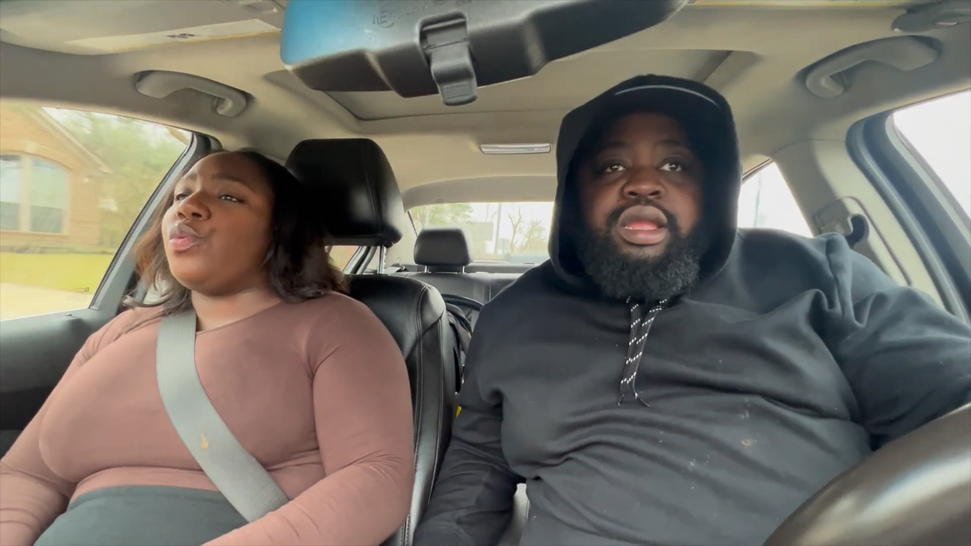 Acting like we're fleeing from law enforcement prank