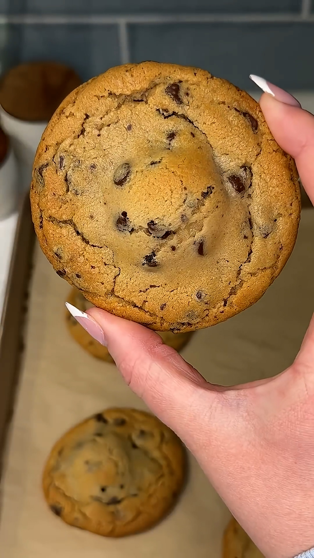 Banana slices tucked into cookies for unexpected center