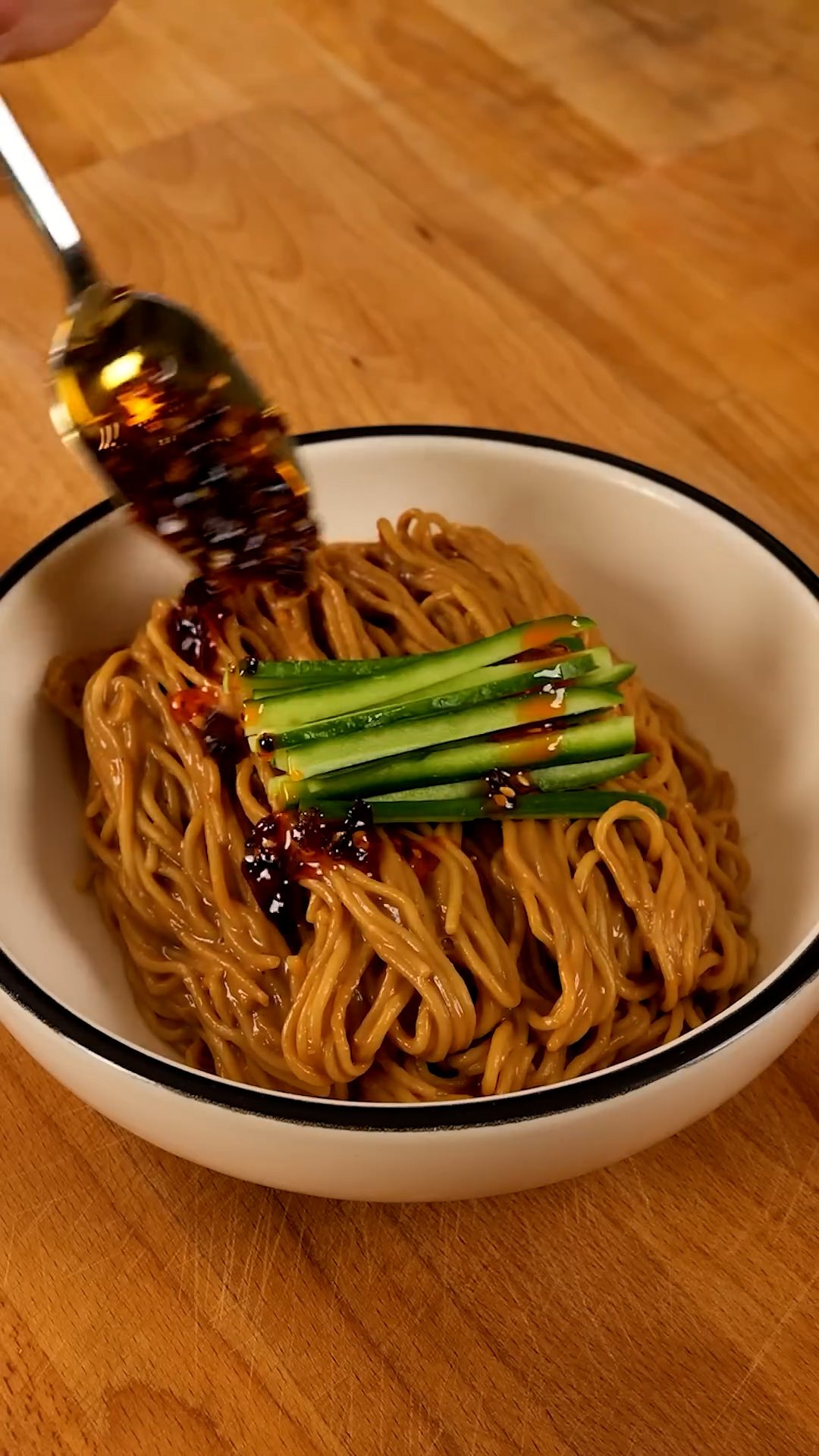 Simple peanut noodles that come together in minutes