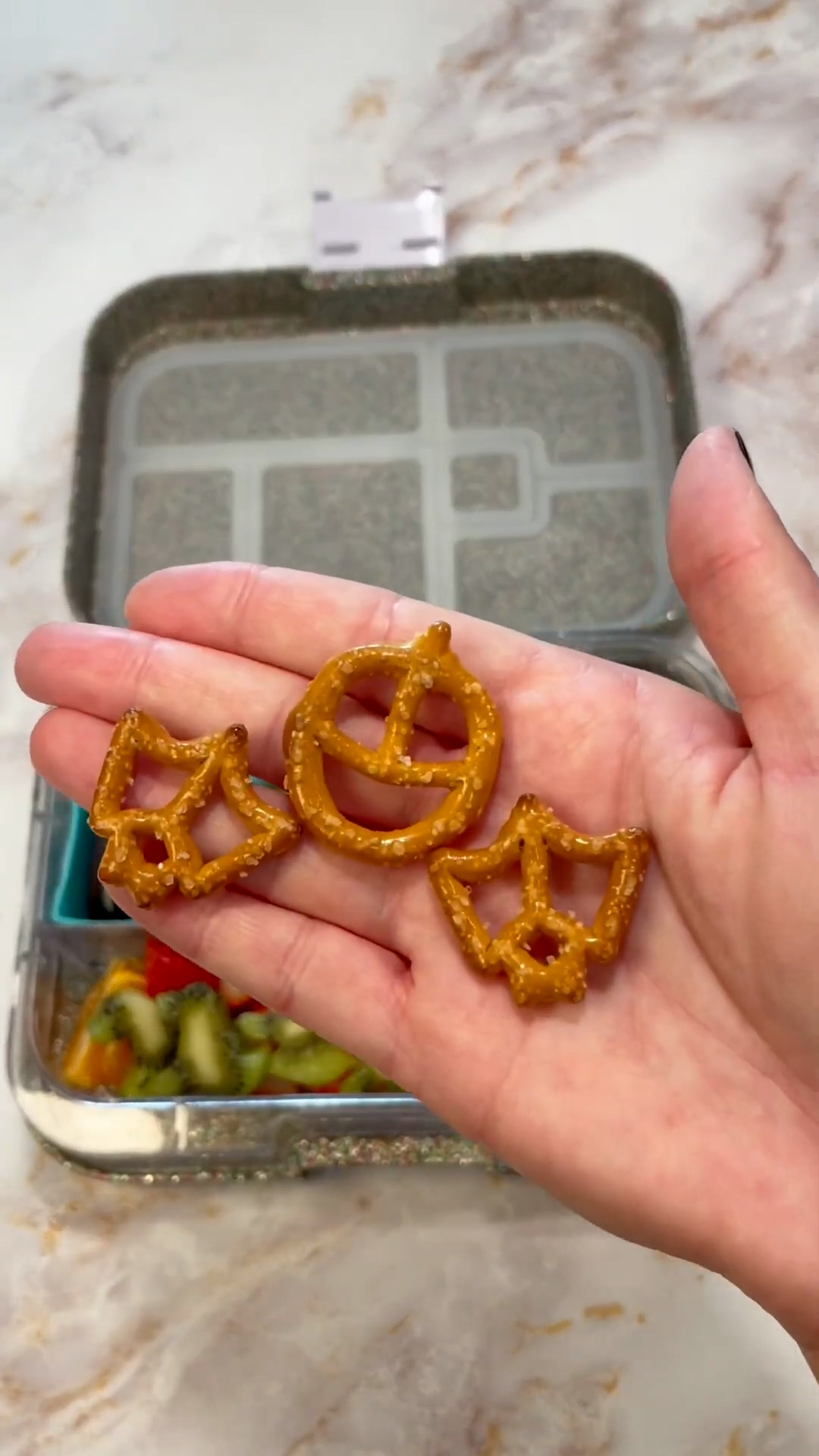 Festive October lunch featuring Bluey character and spooky elements