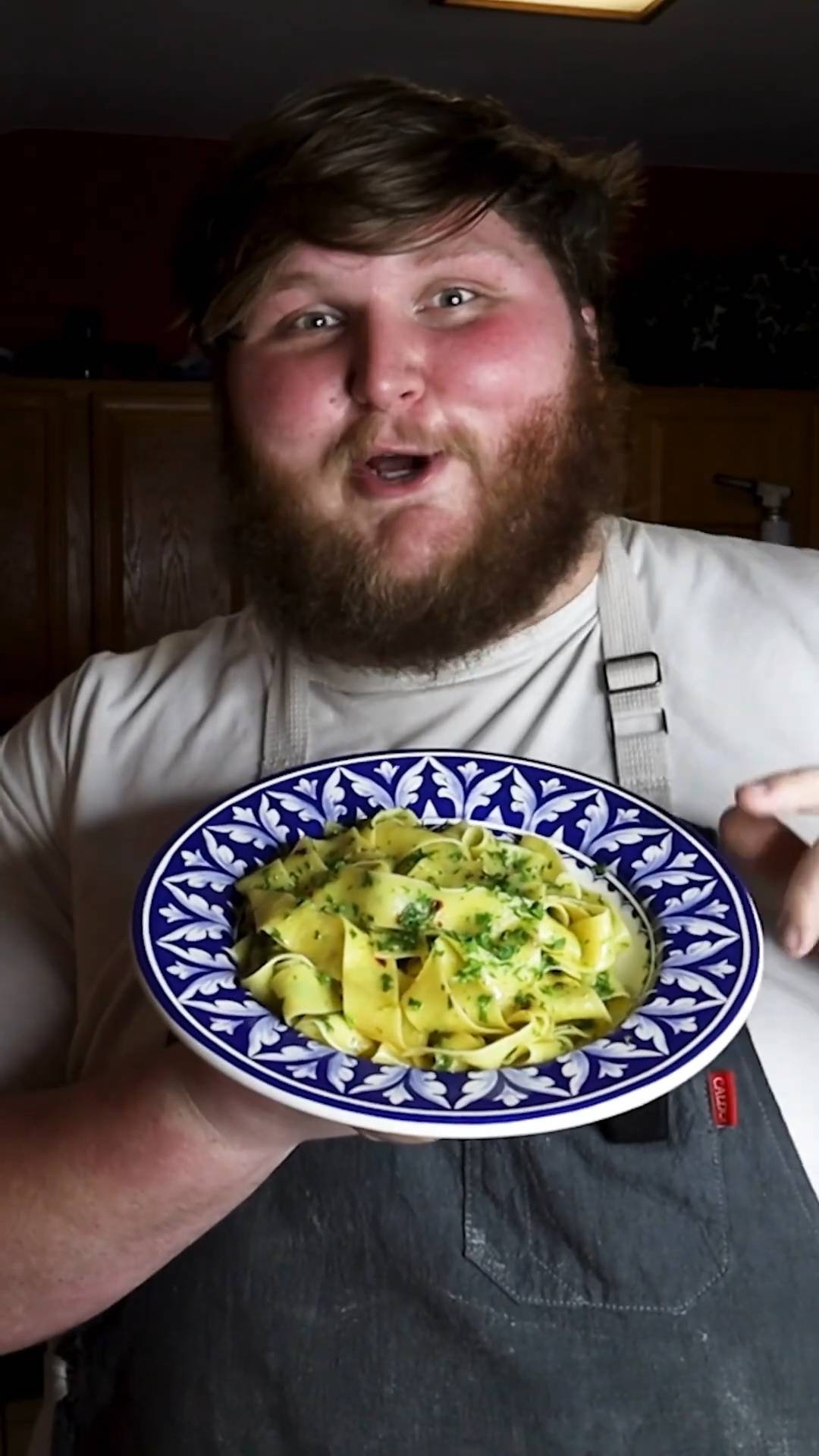 Simple Italian pasta tossed with olive oil, garlic, and chili flakes