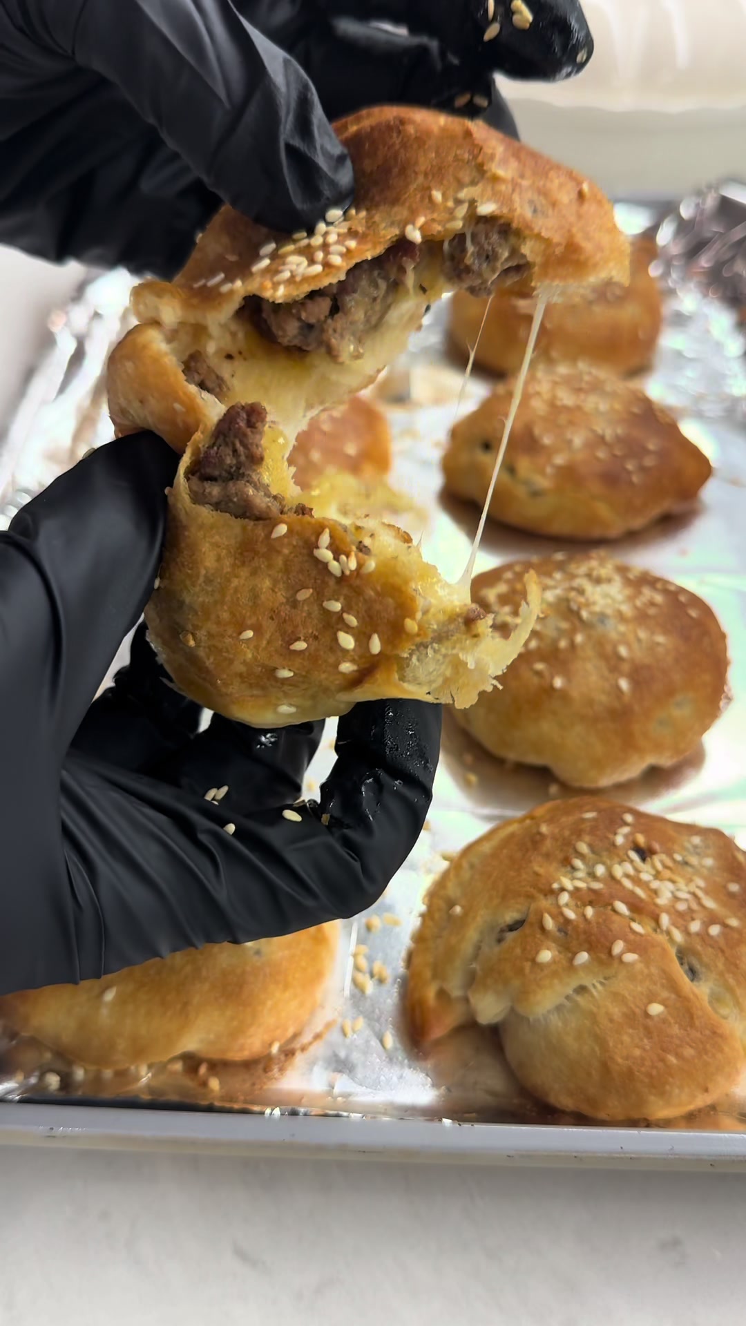 Quick making cheeseburger bombs comfort meal ready in minutes