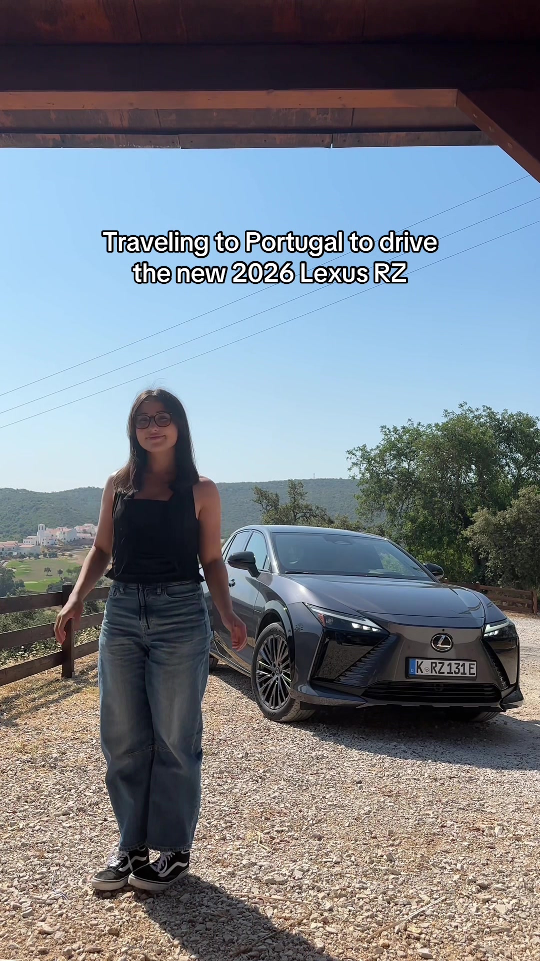 Testing the latest Lexus electric SUV through Portuguese countryside