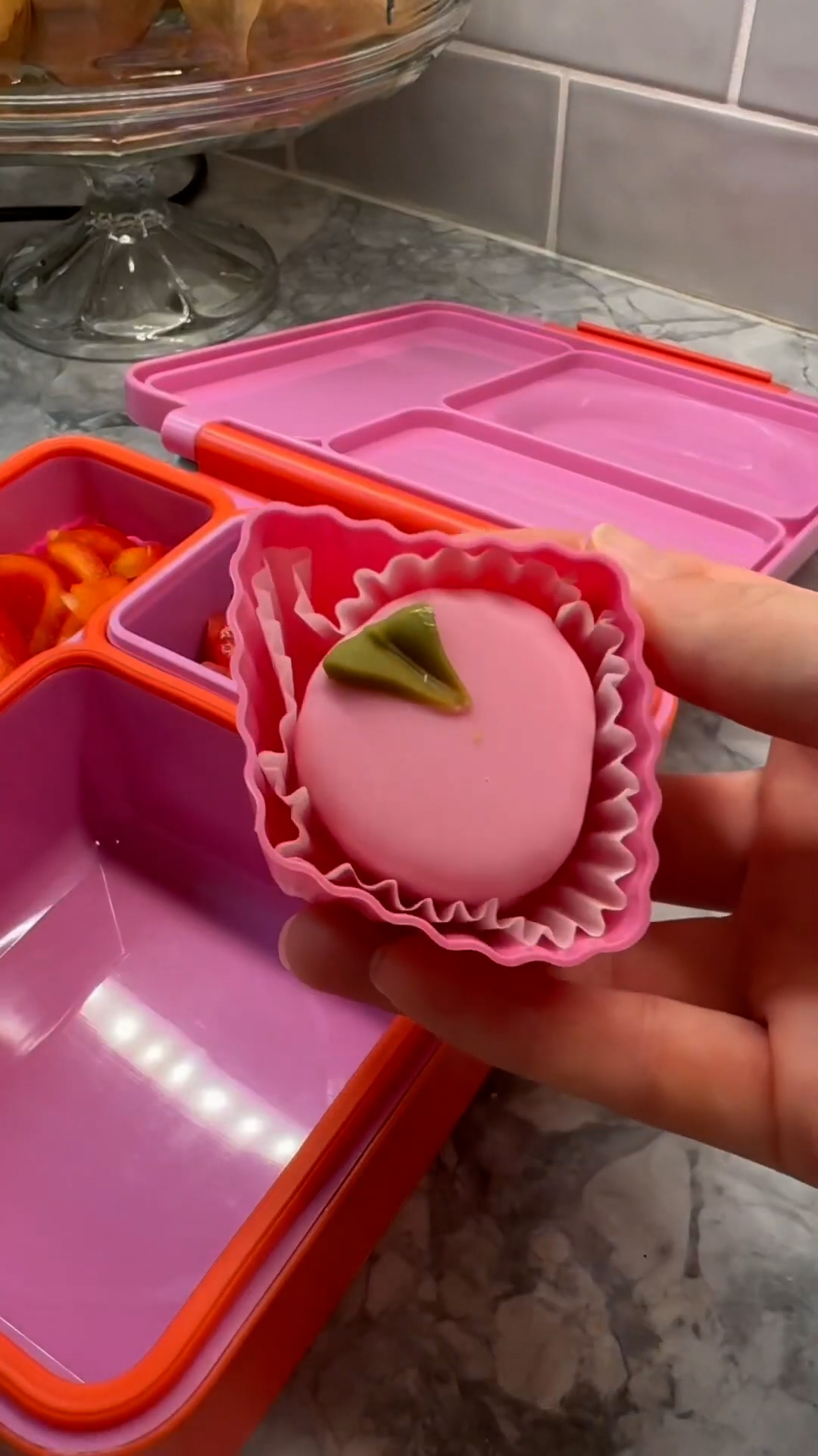 School lunch prepared with care and thoughtful touches perfect for school days