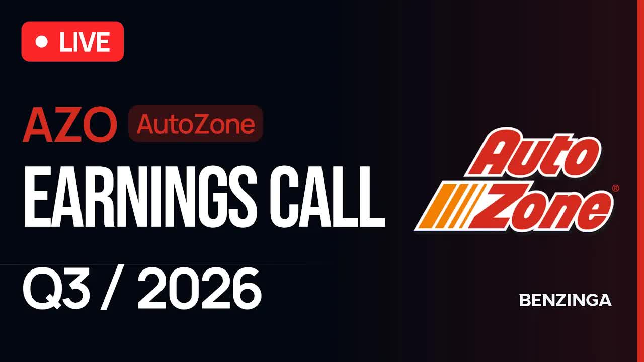 AutoZone Q3 FY26 Earnings Call | $AZO | 🔴 WATCH LIVE