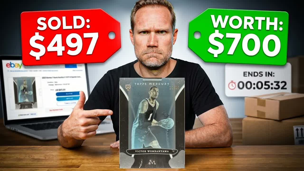 I'M DOWN BIG Selling Cards on eBay