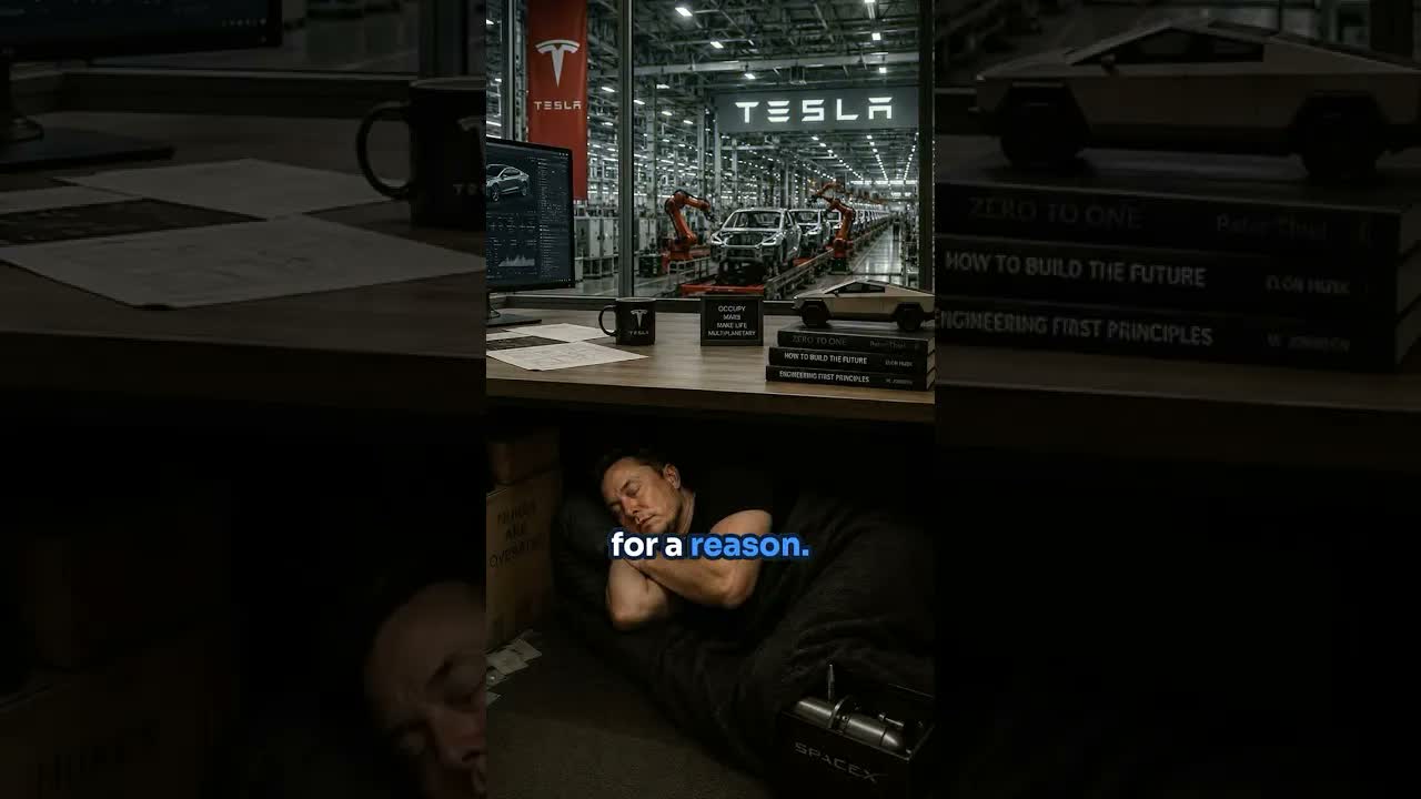 Why Elon Musk Slept Under His Desk