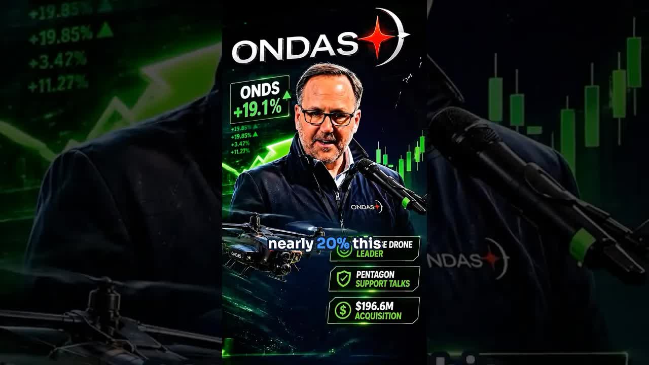Drone Stock ONDS Is Ripping