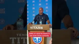 It’s all mental right now for the OLine. #tennesseetitans #offensivelinemen #robertsaleh #atozsports