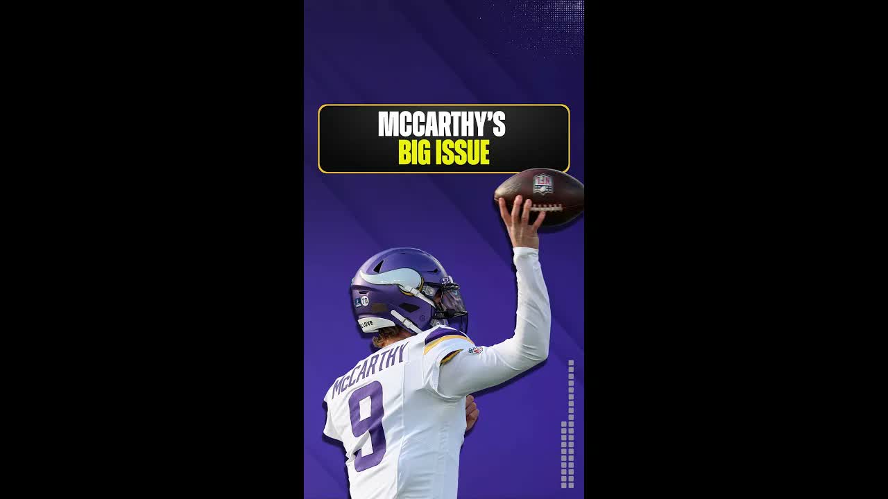 McCarthy’s biggest challenge isn’t talent, it’s proving consistent enough to lead the #Vikings #NFL