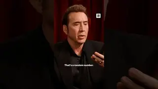 Nicolas Cage shares an unfortunate first kiss story #IWAM