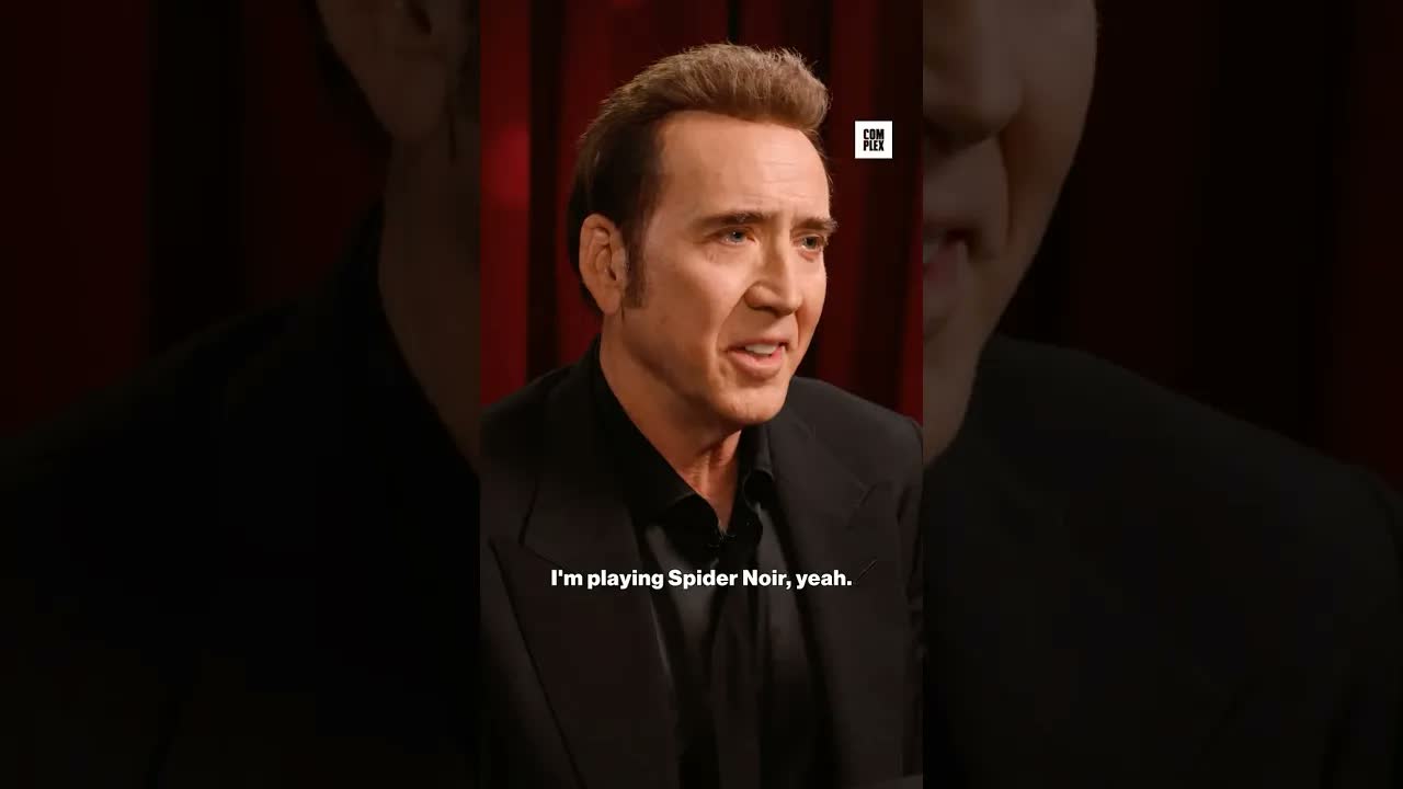 Nicolas Cage chooses the best Spider-Man ever 🕸️ #IWAM