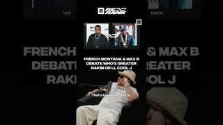 French Montana and Max B debate Rakim vs. LL Cool J #ReRank