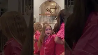 Do you think they noticed I was back there?! 😂😂 #sleepover #girlsnight #birthdayparty