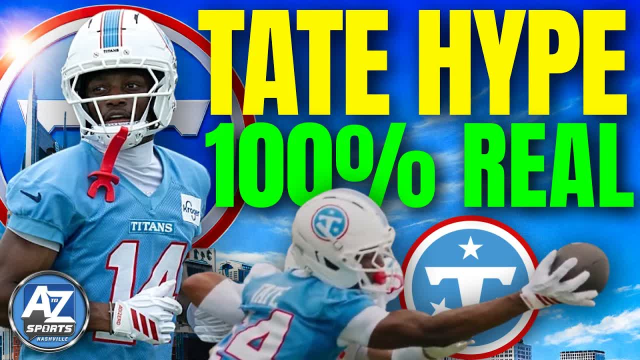 Carnell Tate HYPE hits different at Titans OTA practice AGAIN