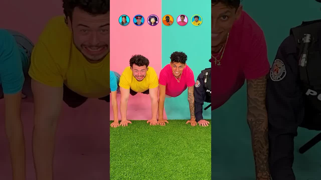 Who can push up the longest??
