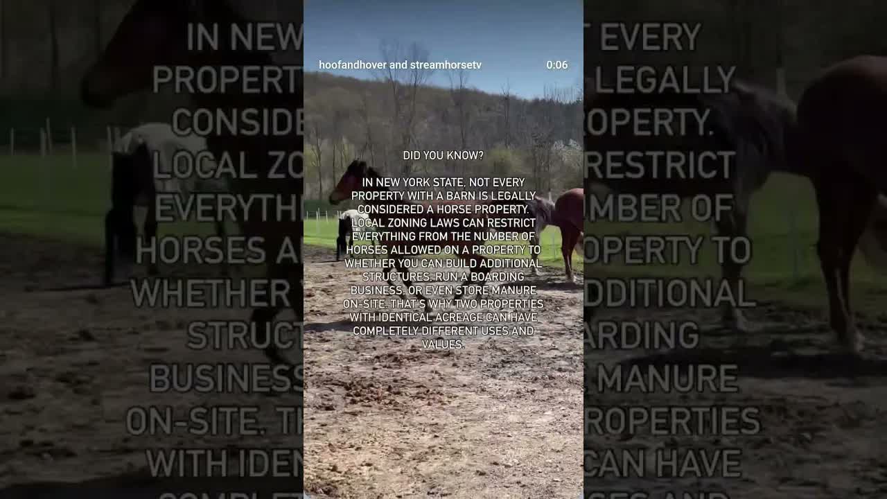 Before falling in love with the barn, make sure the zoning works for your goals ‼️